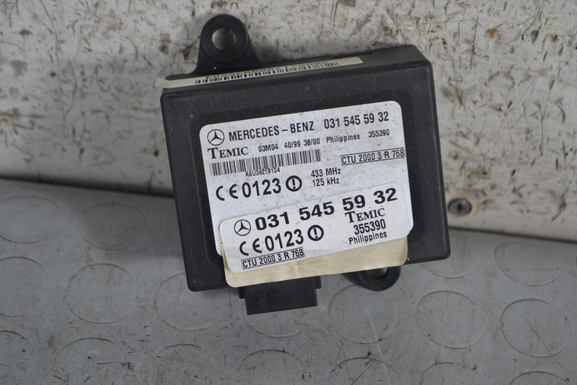 Centralina Blocco Centrale Mercedces Vito W639 dal 1996 al 2003 Cod 0315455932  1676884130936