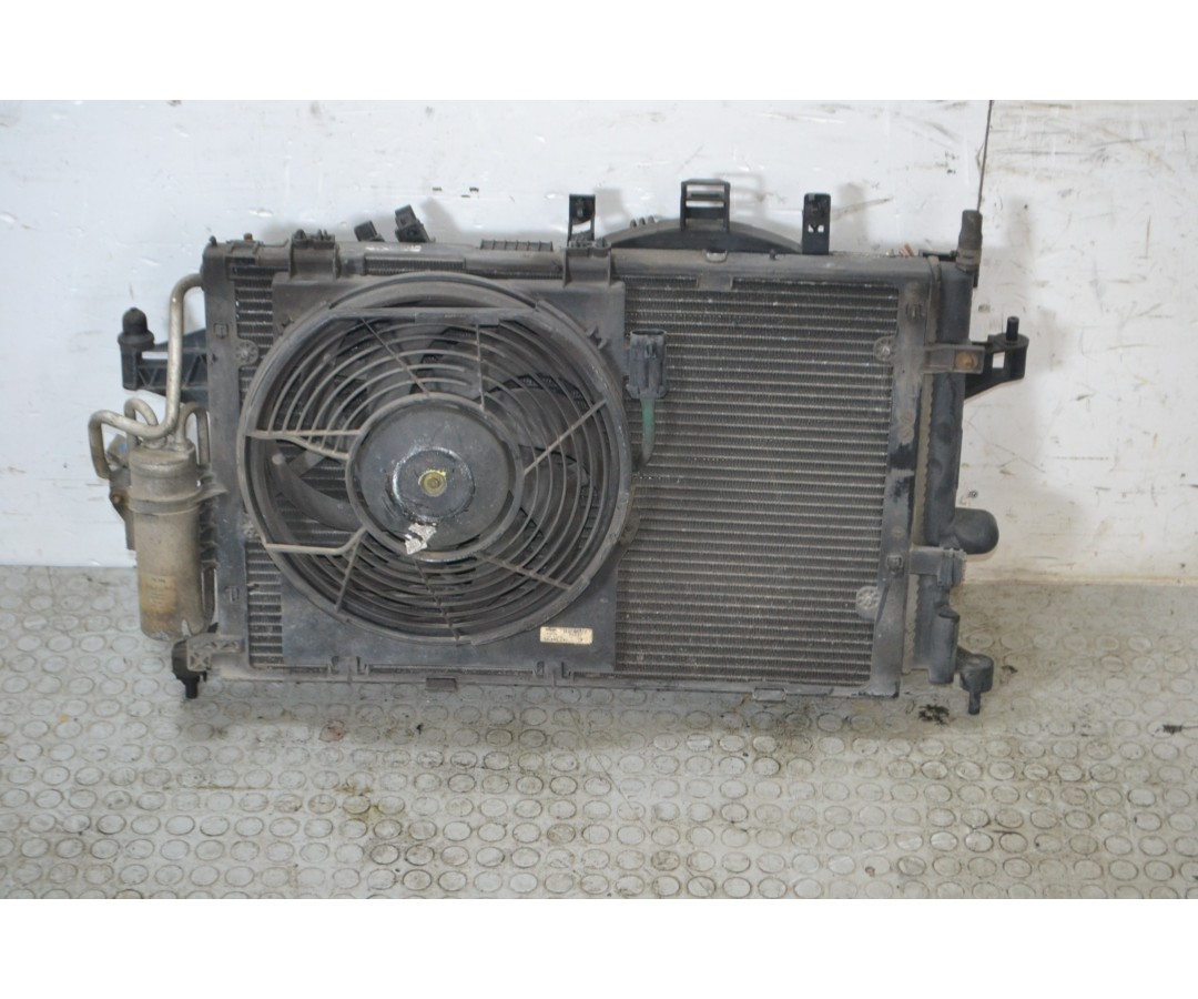 Pacco radiatori + elettroventola Opel Corsa C Dal 2003 al 2006 Cod 24445153  1677228174173