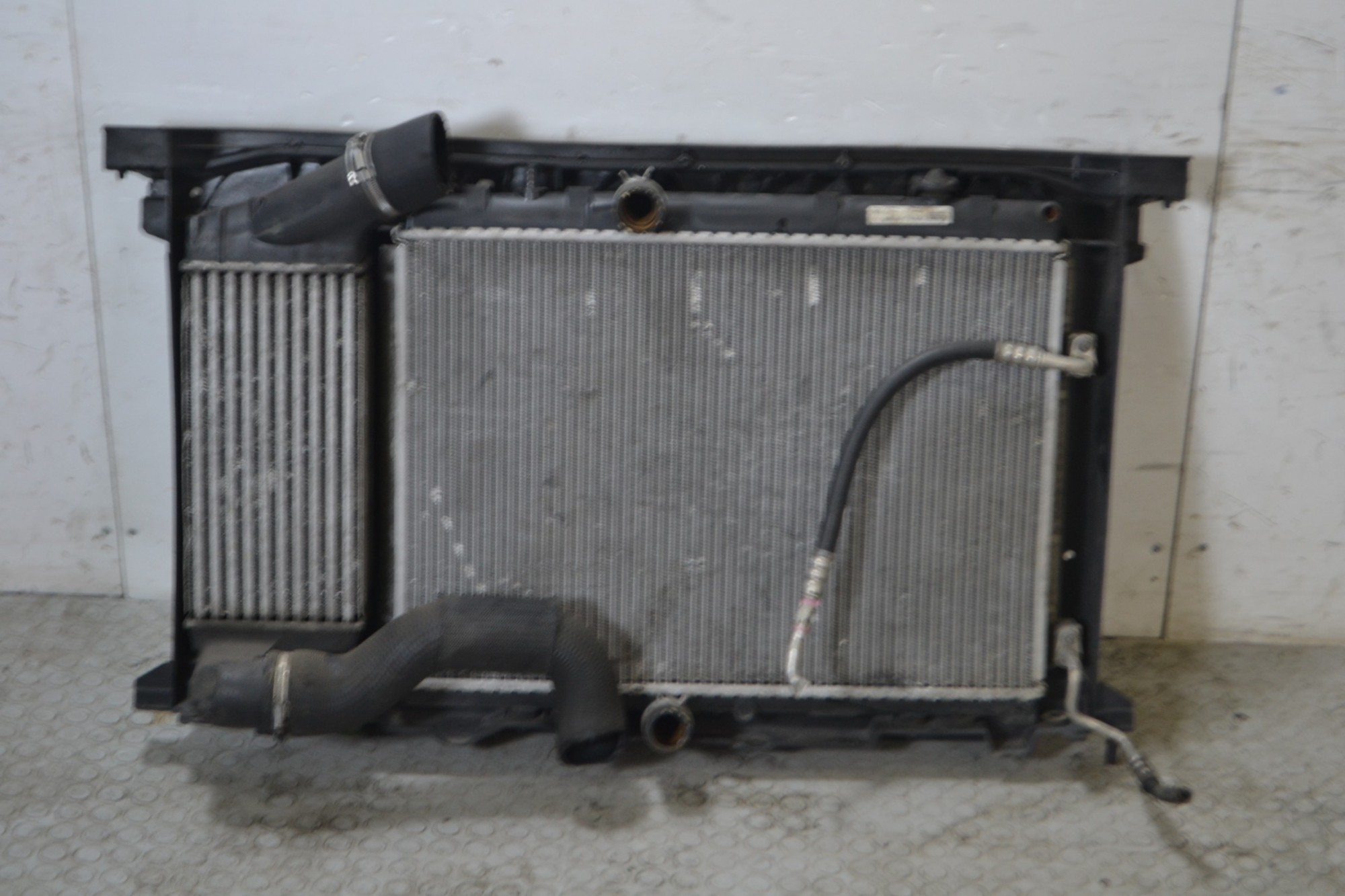 Radiatore Acqua + Intercooler Citroen C4 Picasso dal 2006 al 2013 Cod 63606a  1677237944101