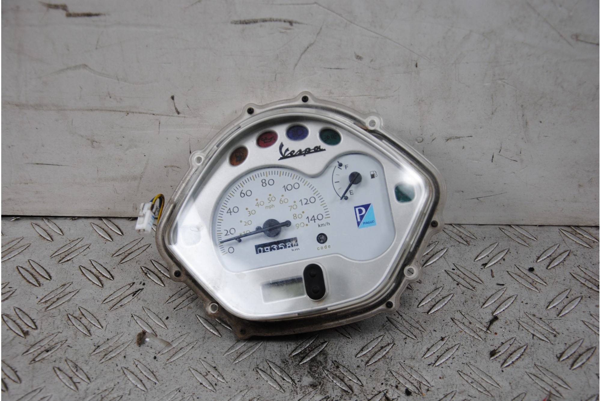 Strumentazione Contachilometri Piaggio Vespa LX 150 Dal 2005 al 2011 Km 9358  1678113647666