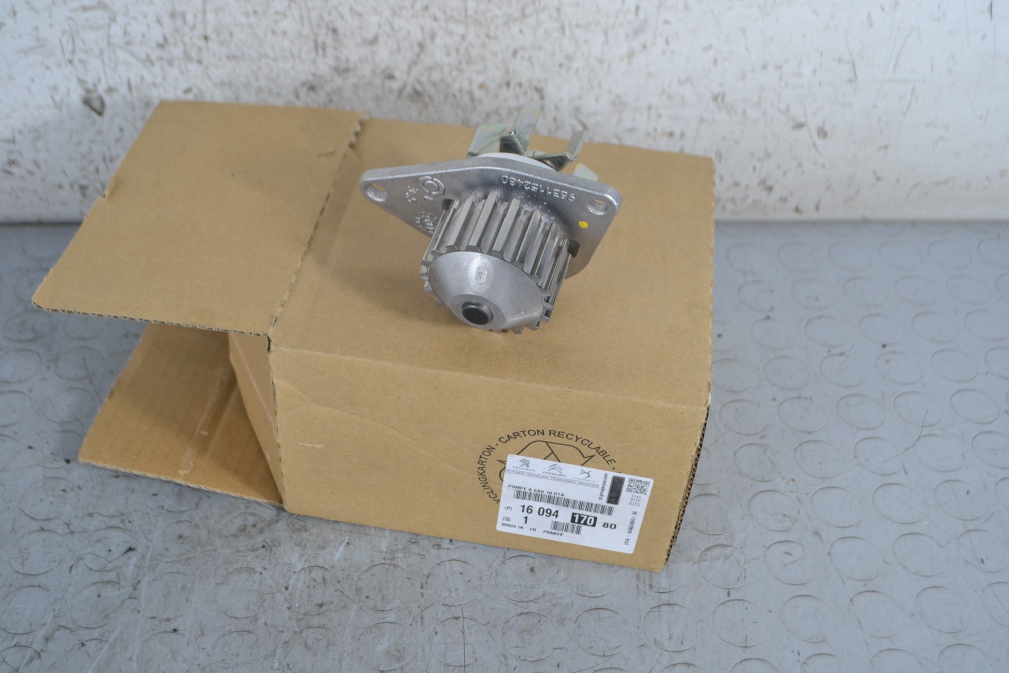 Pompa dell'acqua Fiat Fiorino / Qubo Dal 2007 in poi Cod 1609417080  1678197851669