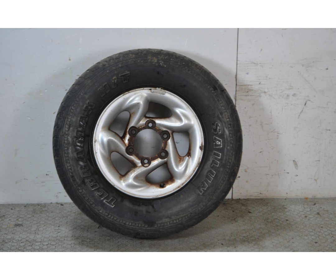 Ruota di scorta Hyundai Galloper Dal 1991 al 2003 Misura 235/750 R15 105T 6 fori  1678357094097