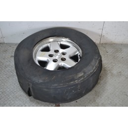 Ruota di scorta con copertura in pelle Jeep Cherokee Dal 2002 al 2007 Misura 235/70 R16 106T 5 fori  1678358537760