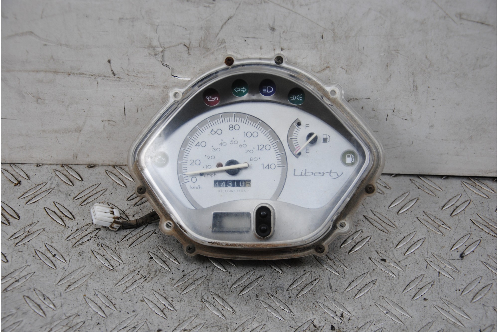 Strumentazione Contachilometri Piaggio Liberty 150 RST dal 2004 al 2008 Km 44310  1678437226905