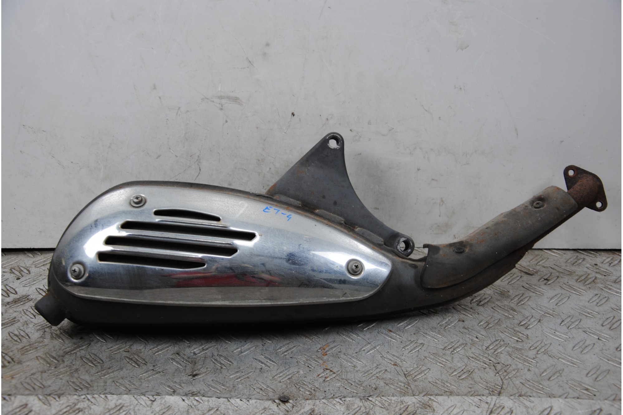 Marmitta terminale di Scarico Piaggio Vespa ET4 125 Dal 2005 al 2011  1679653638022