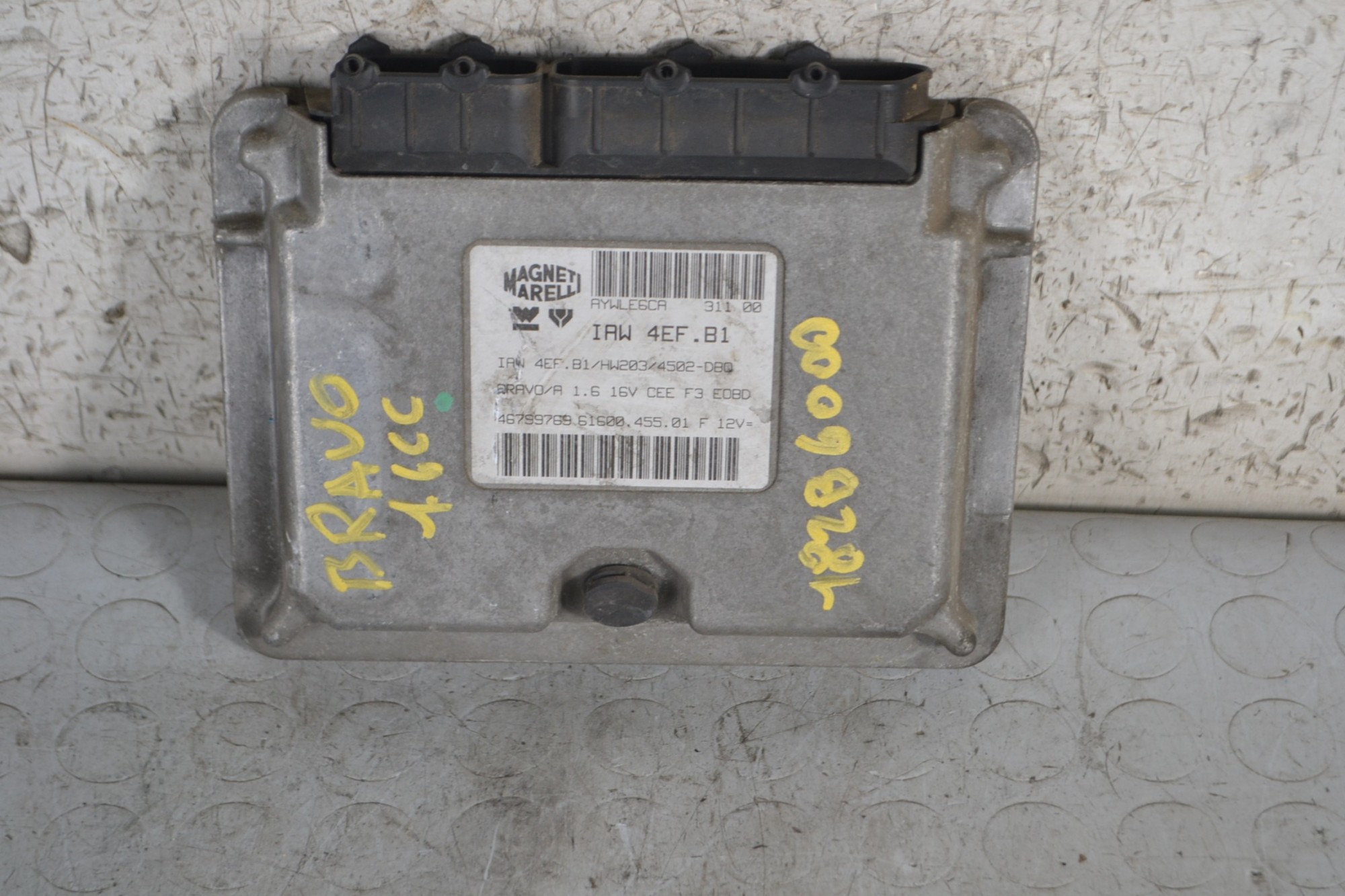 Centralina ECU Fiat Bravo 1.6 Dal 1995 al 2002 Cod 46799769  1680078171735