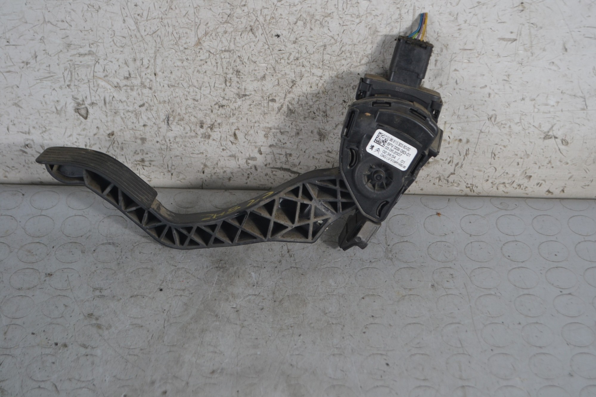 Pedale accelleratore Citroen C2 Dal 2003 al 2009 Cod 9681530380-00  1680083551027