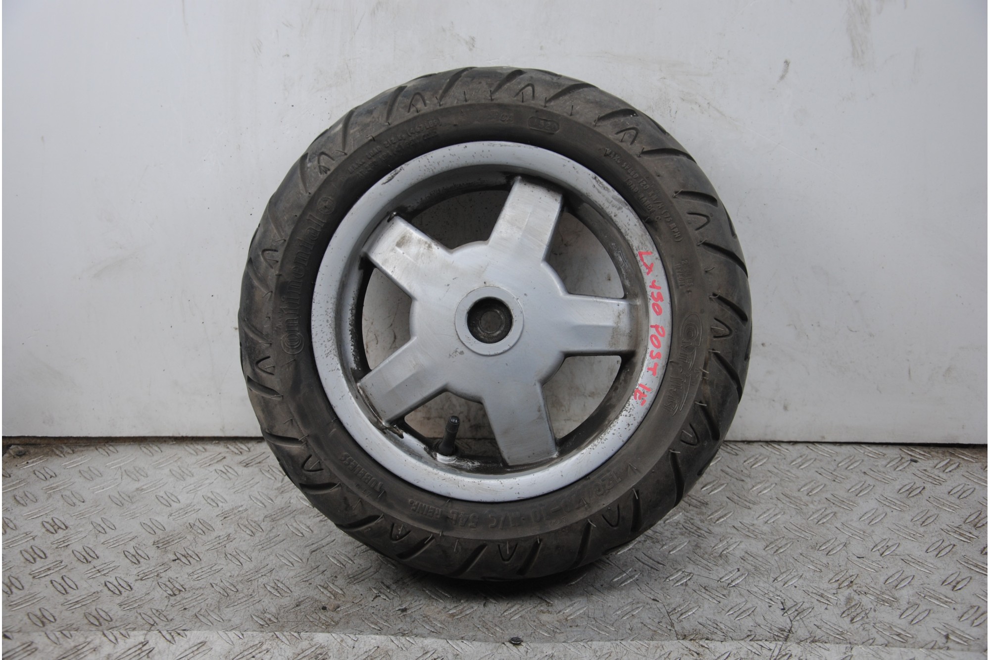 Cerchio Posteriore Piaggio Vespa LX 150 Dal 2005 al 2011  1680592685855