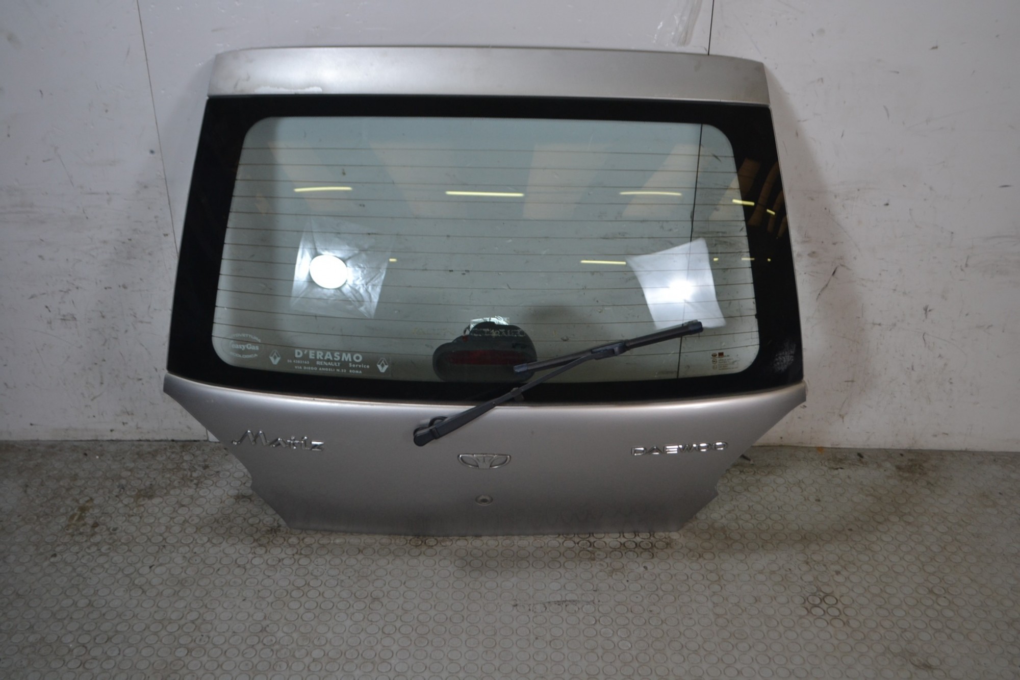Portellone bagagliaio posteriore Daewoo Matiz Dal 1998 al 2007 Colore grigio  1681293376783