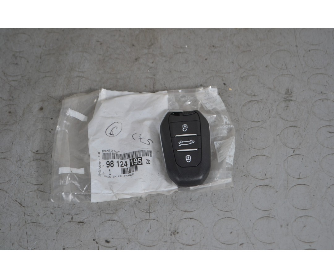 Chiave Telecomando Completa Smart Key Peugeot 308 SW dal 2014 al 2021 Cod 98124195zd  1682599437611