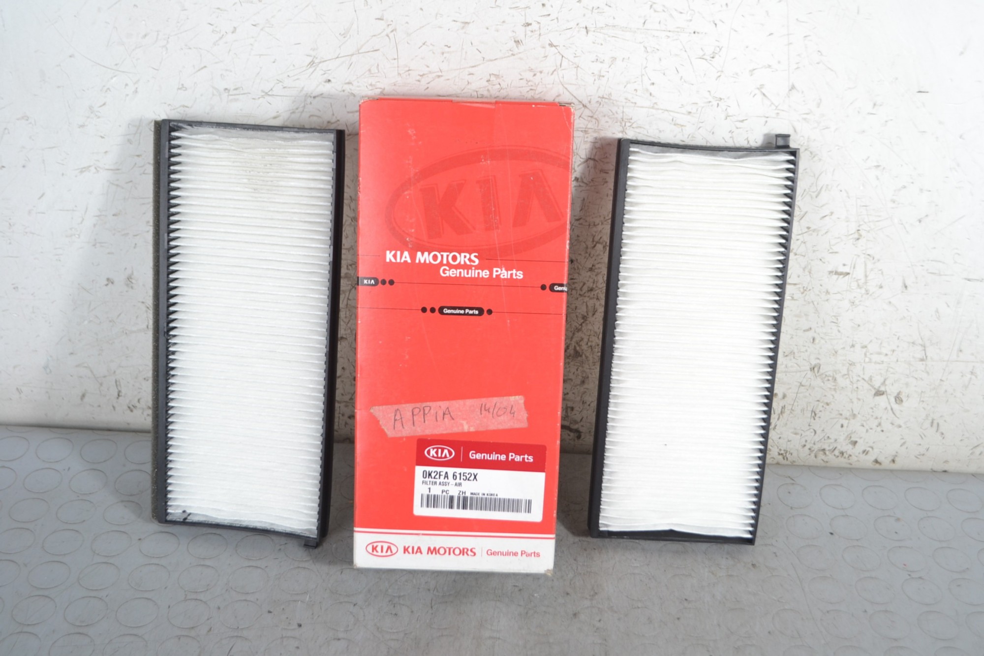 Filtro aria abitacolo Kia Carens Dal 2002 al 2006 Cod 0K2FA6152X  1683034260542