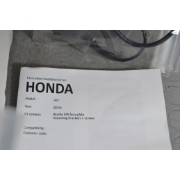 Cornice rivestimento autoradio + cablaggio antenna Honda HR-V / Jazz Dal 2013 al 2019 Cod CJA51  1683037526935