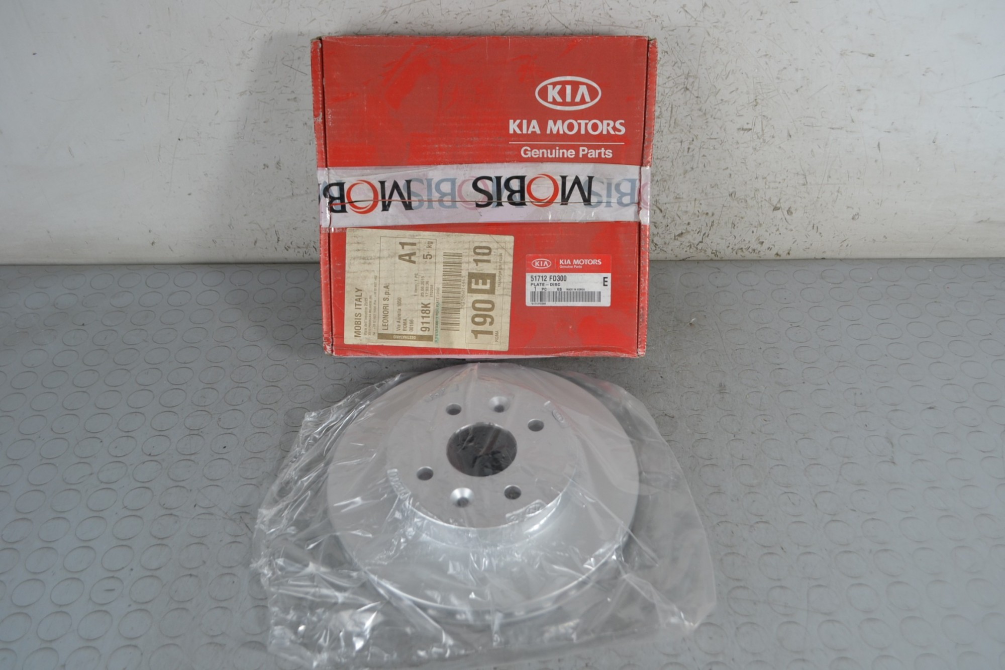 Freno a disco anteriore Kia Rio Dal 2000 al 2005 Cod 51712FD300  1683213214632