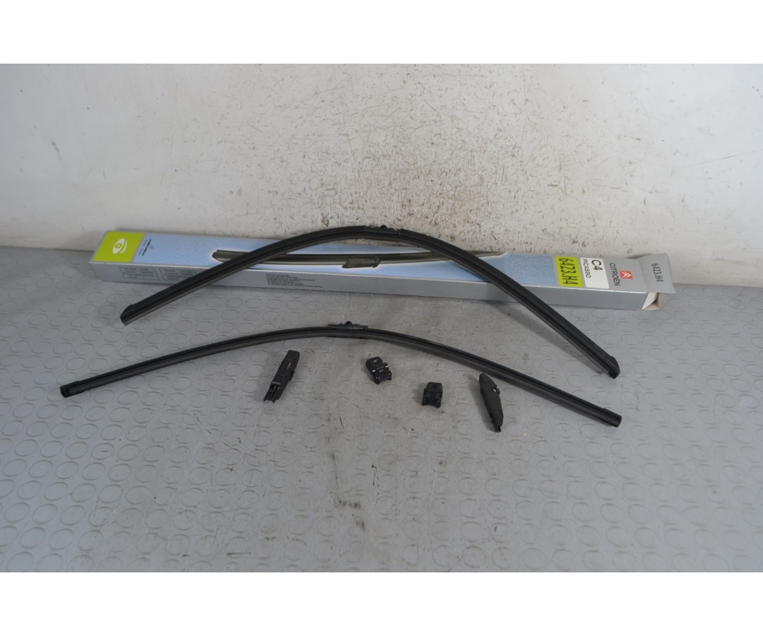 Spazzole Tergicristalli Anteriori DX e SX Citroen C4 Picasso dal 2006 al 2013 Cod 6423.h4  1683555369243