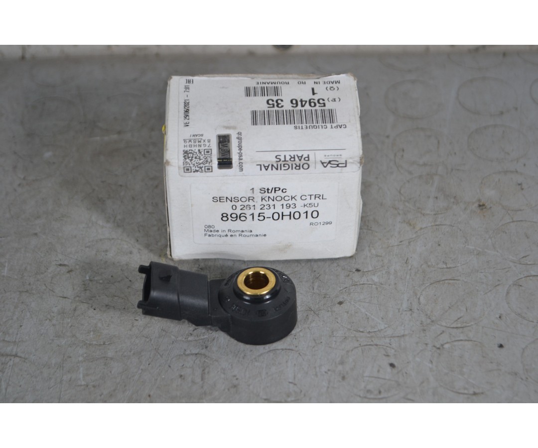 Sensore di Detonazione Citroen C1 dal 2005 al 2012 Cod 89615-0h010  1683643531675