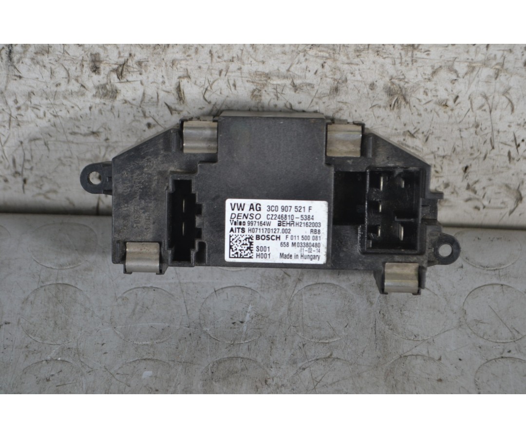 Resistenza ventola Abitacolo Audi/ Volkswagen/ Seat/ Skoda Cod 3c0907521f  1683904261402