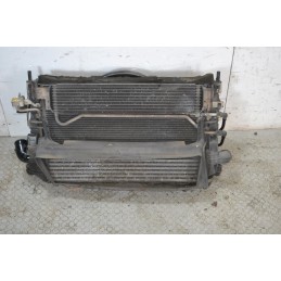 Pacco radiatori Acqua AC intercooler e elettroventola Volvo V50 Dal 2004 al 2012 Cod 0130307147  1685007122260