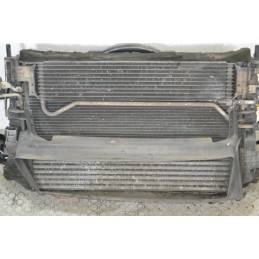 Pacco radiatori Acqua AC intercooler e elettroventola Volvo V50 Dal 2004 al 2012 Cod 0130307147  1685007122260