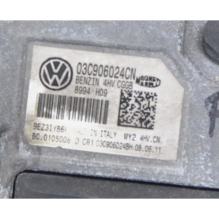 Centralina + Chiave codice Volkswagen Polo 6R V 1.4 dal 2009 al 2017 Cod 03C906024CN  2400000081111