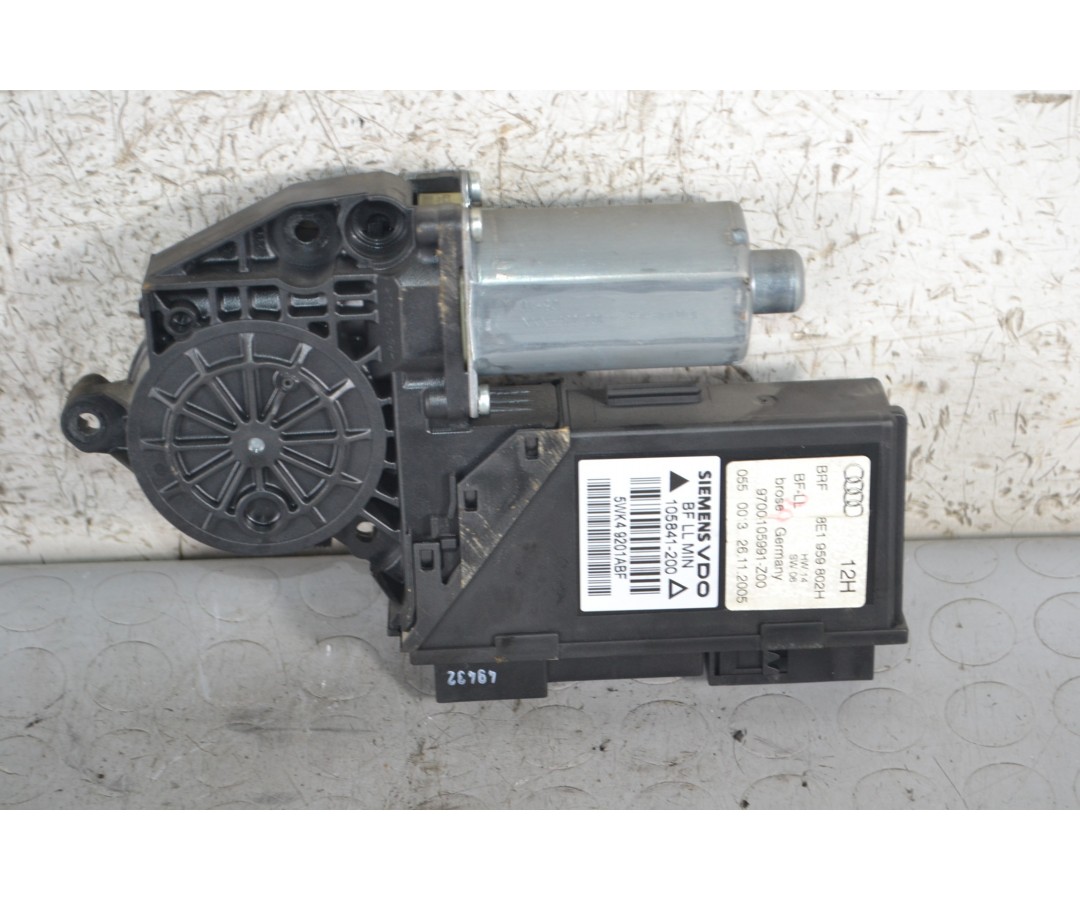 Motorino alzacristallo con centralina anteriore DX Audi A4 Avant Dal 2004 al 2009 Cod 8E1959802H  1686140531612