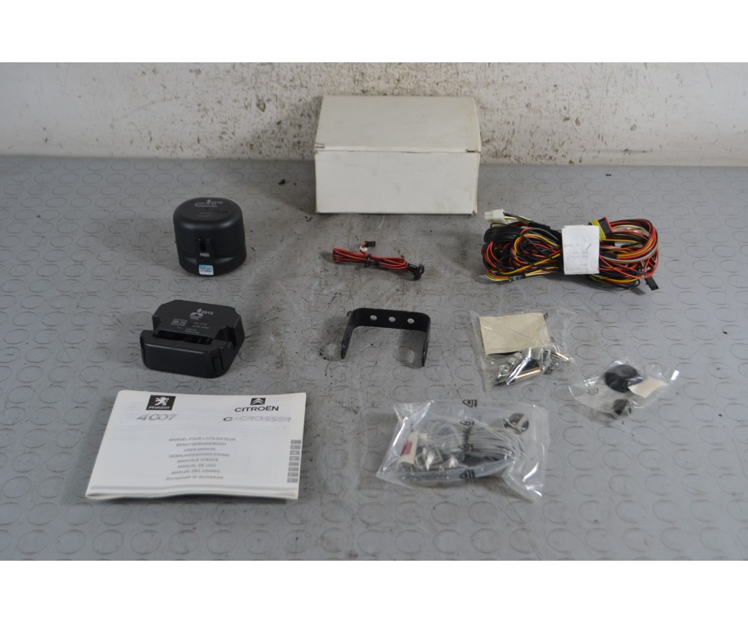 Kit Allarme Antifurto Peugeot 407/ Citroen C-Crosser dal 2007 al 2012 Cod 9690.08  1690204859772