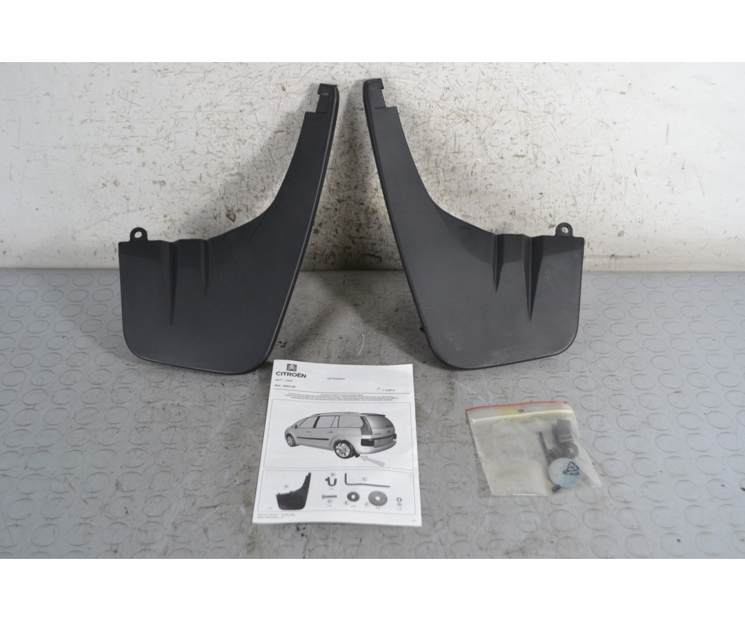 Paraspruzzi Posteriori DX e SX Citroen C4 Picasso dal 2006 al 2013 Cod 9403.58  1690280616191