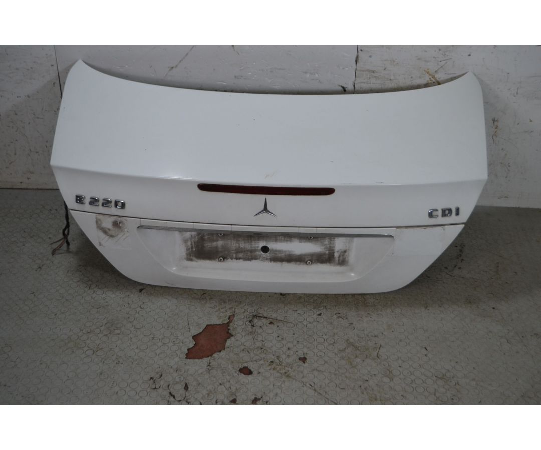 Portellone bagagliaio posteriore Mercedes Classe E W211 Dal 2002 al 2009 Colore bianco  1693468538339