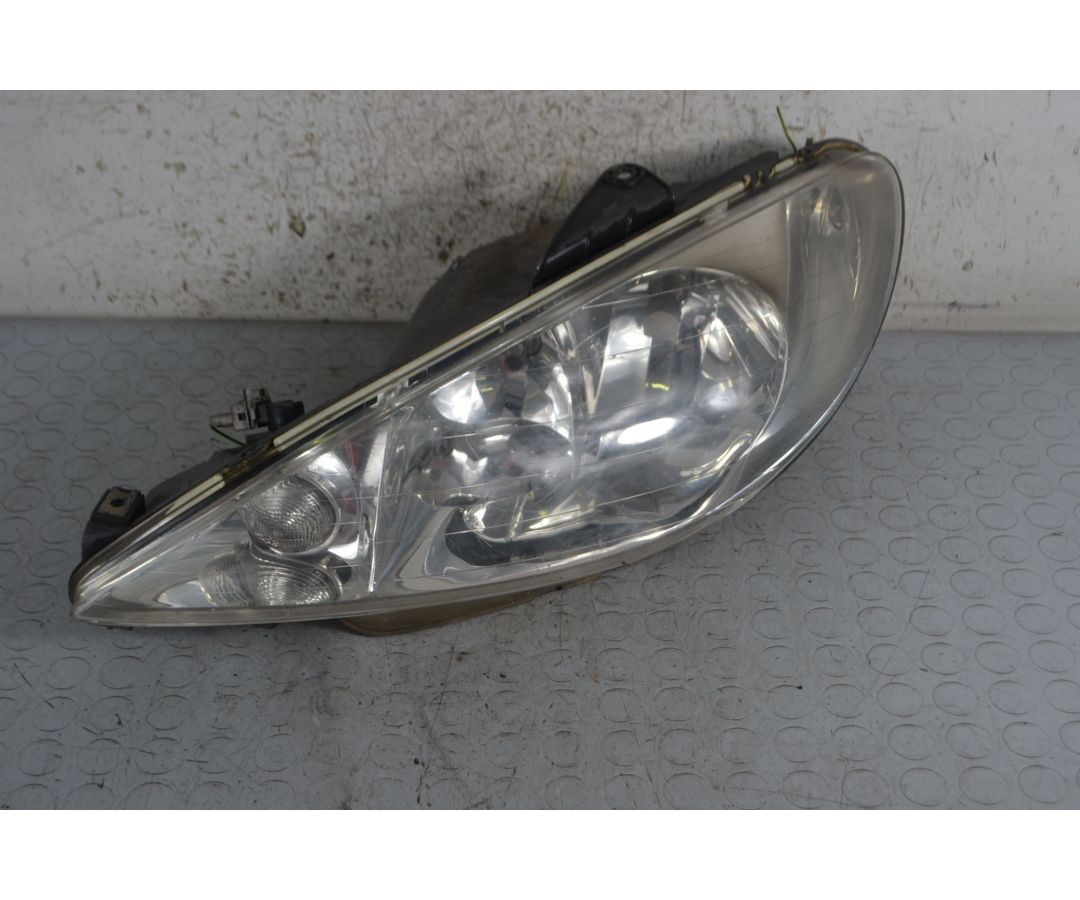 Faro Anteriore SX Peugeot 206 dal 2003 al 2012 Cod 9628666880  1693469276445