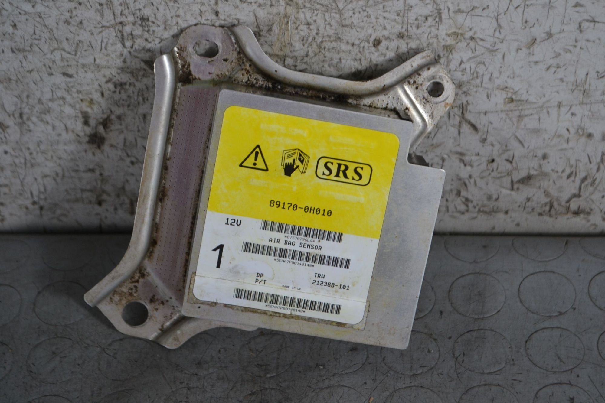 Centralina Airbag Citroen C1 dal 2005 al 2012 Cod 89170-0h010  1694160773387