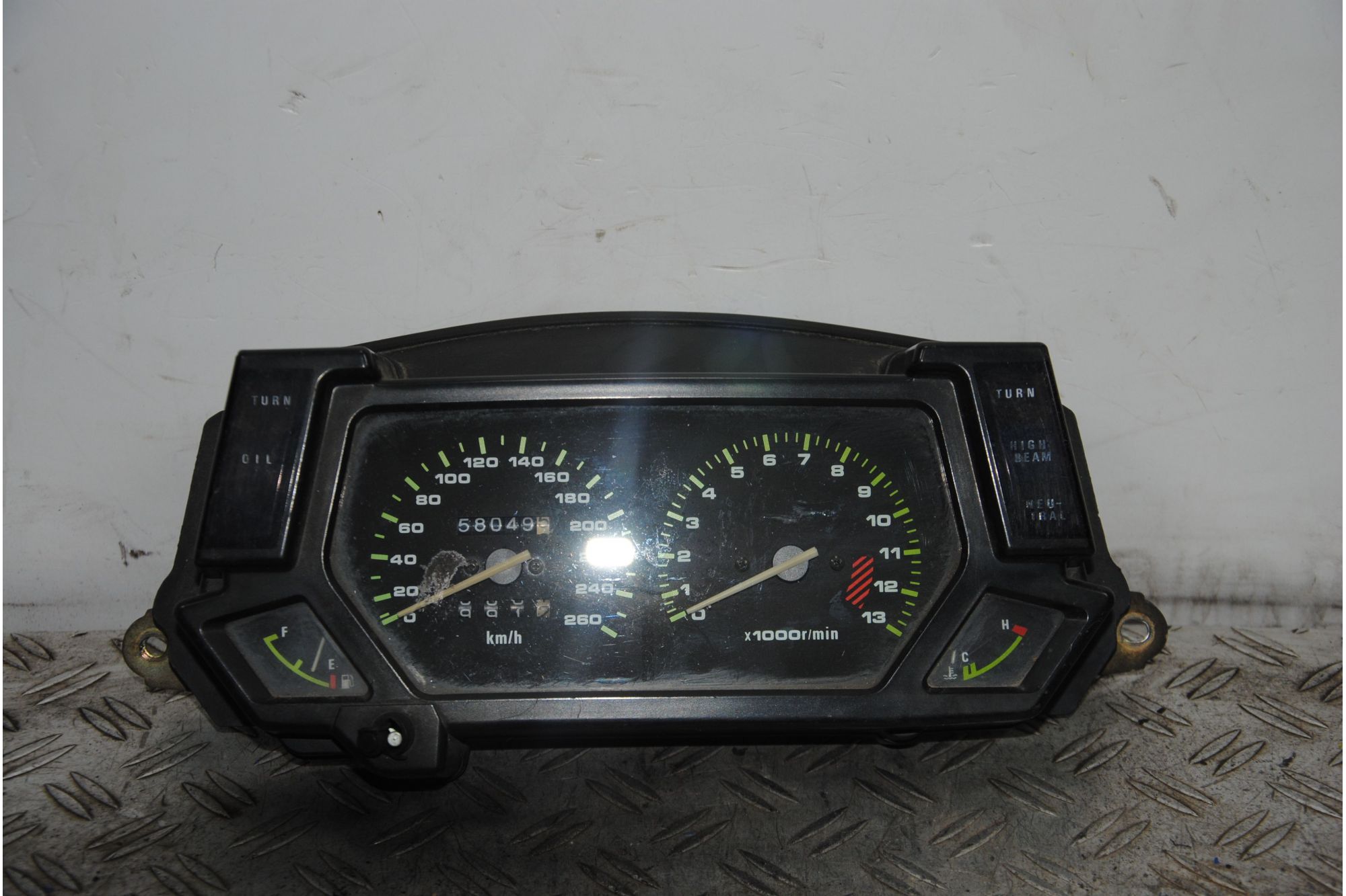 Strumentazione Contachilometri Kawasaki GPX 600 R dal 1988 al 1989 KM 58049  1694168626302