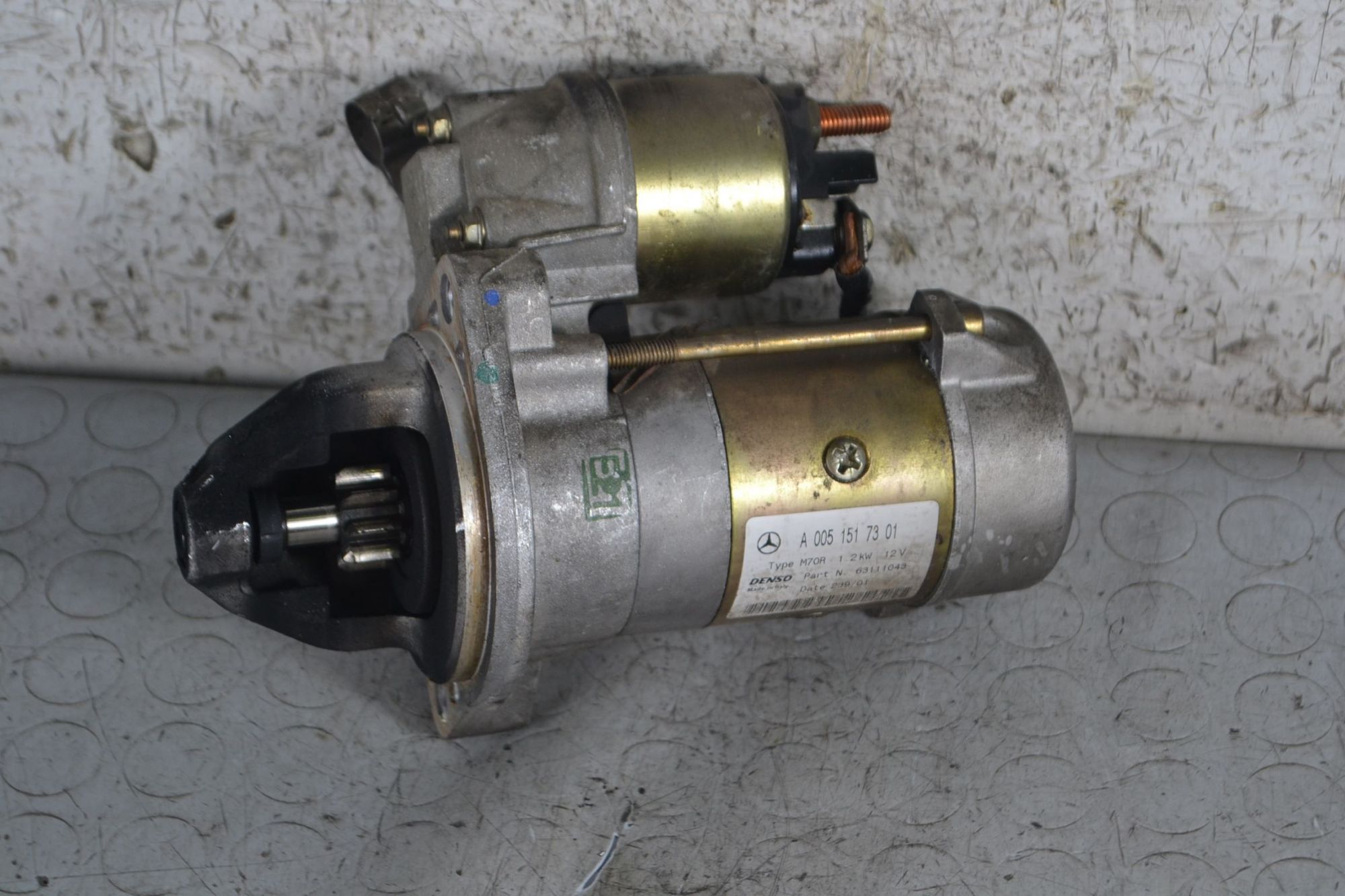 Motorino Avviamento Mercedes SLK R170 200 Kompressor dal 1996 al 2004 Cod a0051517301  1694443821316