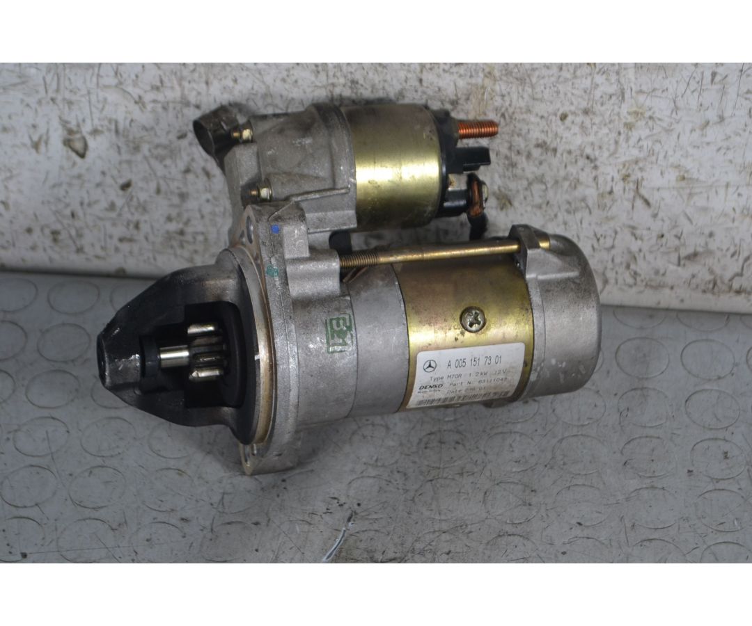 Motorino Avviamento Mercedes SLK R170 200 Kompressor dal 1996 al 2004 Cod a0051517301  1694443821316