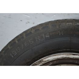 Ruota Di Scorta Bmw Serie 3 E30 Dal 1982 al 1992 Misure 195/65 R14 89H 4 Fori CERCHIO LEGGERMENTE AMMACCATO COME DA FOTO  169...