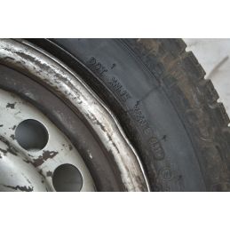 Ruota Di Scorta Bmw Serie 3 E30 Dal 1982 al 1992 Misure 195/65 R14 89H 4 Fori CERCHIO LEGGERMENTE AMMACCATO COME DA FOTO  169...