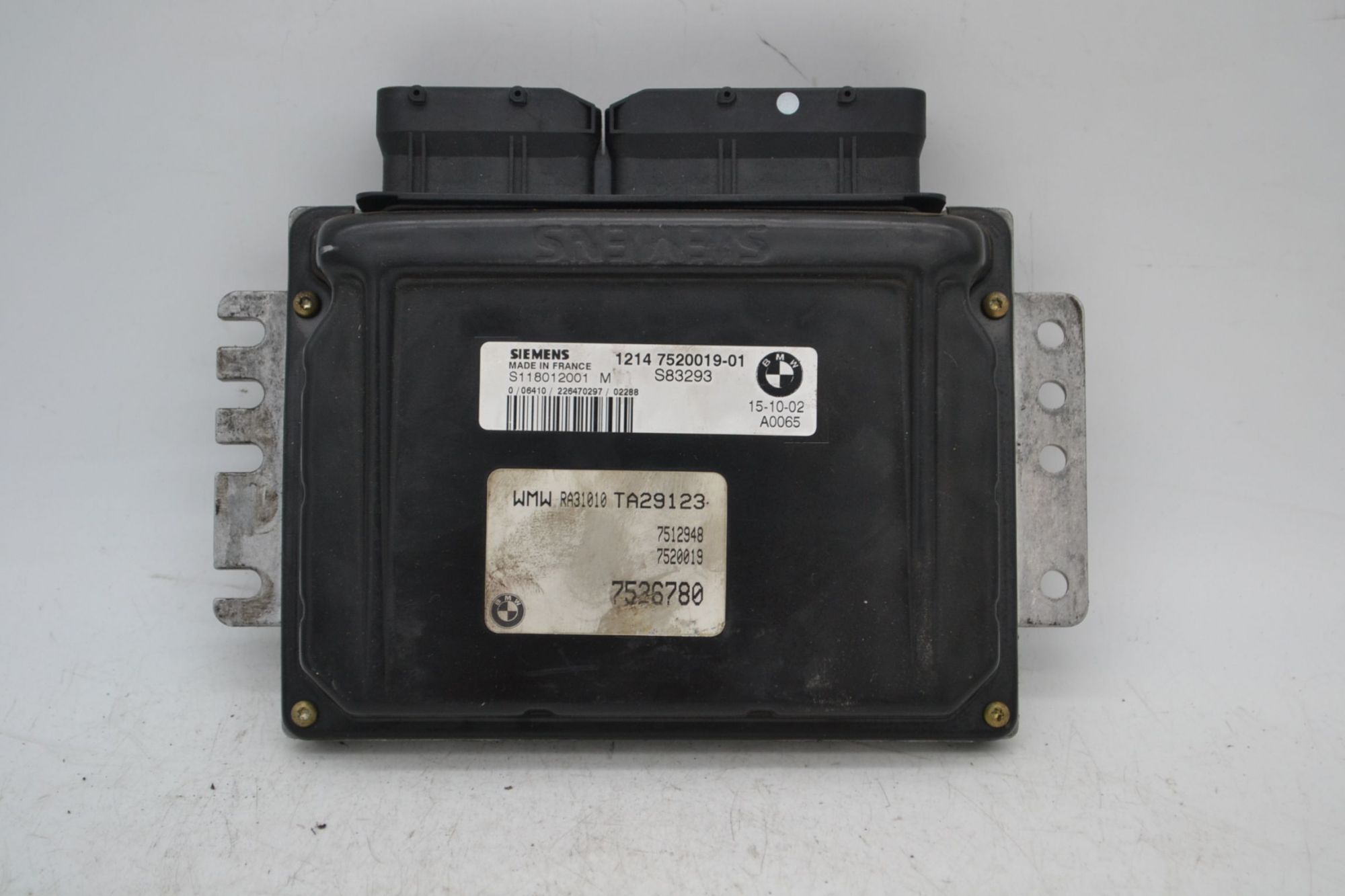 Centralina ECU Mini One R50 R52 R53 dal 2001 al 2007 Cod 7520019-01  1696239748081