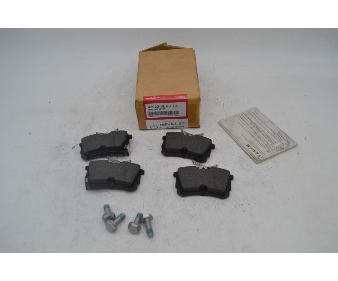 Kit Pastiglie Freno Posteriori Honda Accord VII dal 2002 al 2007 Cod 43022-sea-e10  1697555455837