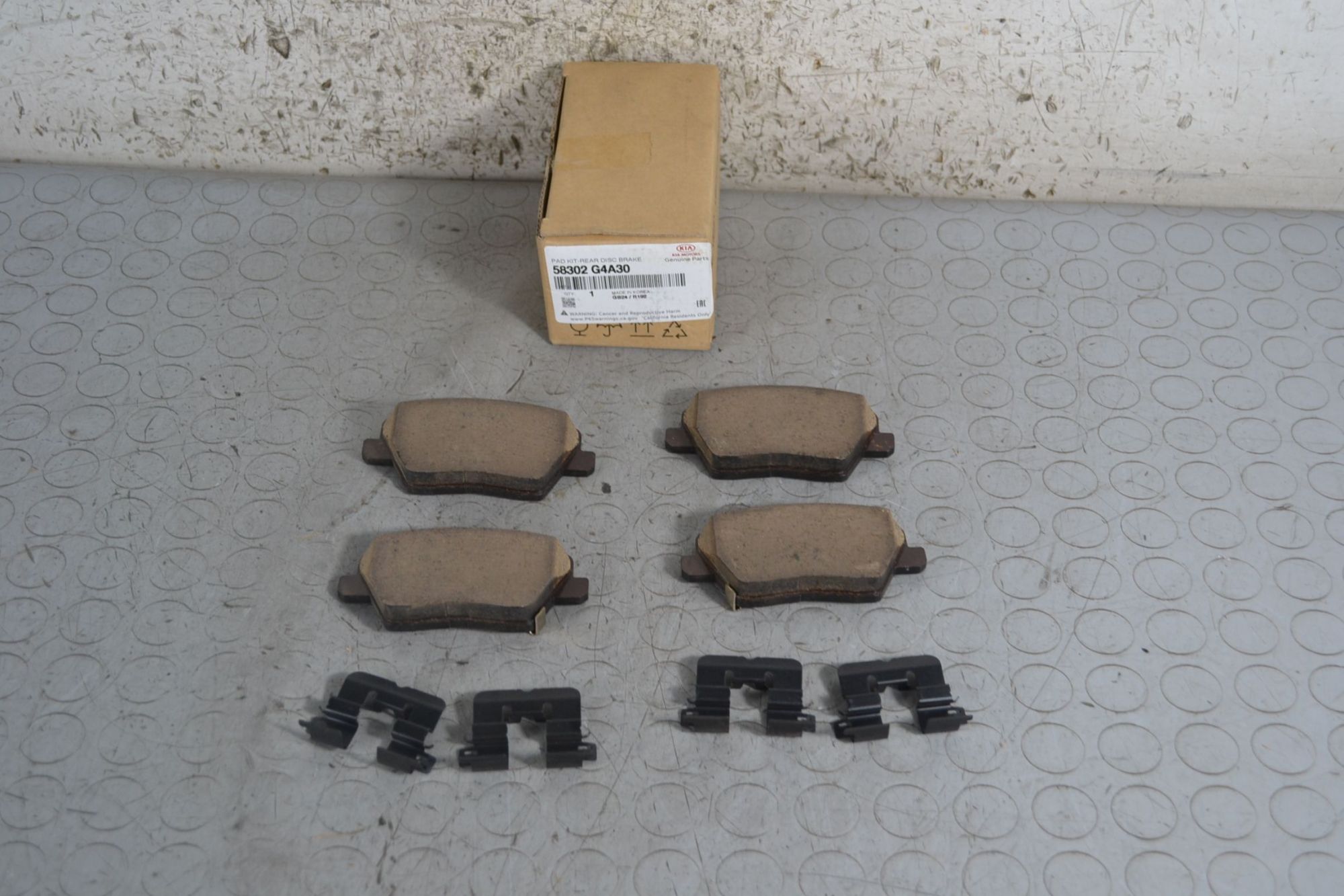 Kit Pastiglie Freno Posteriori Hyundai I30 dal 2016 in poi Cod 58302-G4A30  1697617487660