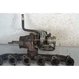 Turbina turbocompressore e collettore di scarico Bmw Serie 5 E34 Dal 1987 al 1995 Cod TD04-11G04  1697626175794