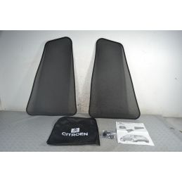 Coppia Tendine Parasole Finestrini Posteriori Citroen C2 Dal 2003 al 2009 Cod 9459.68  1697720766294