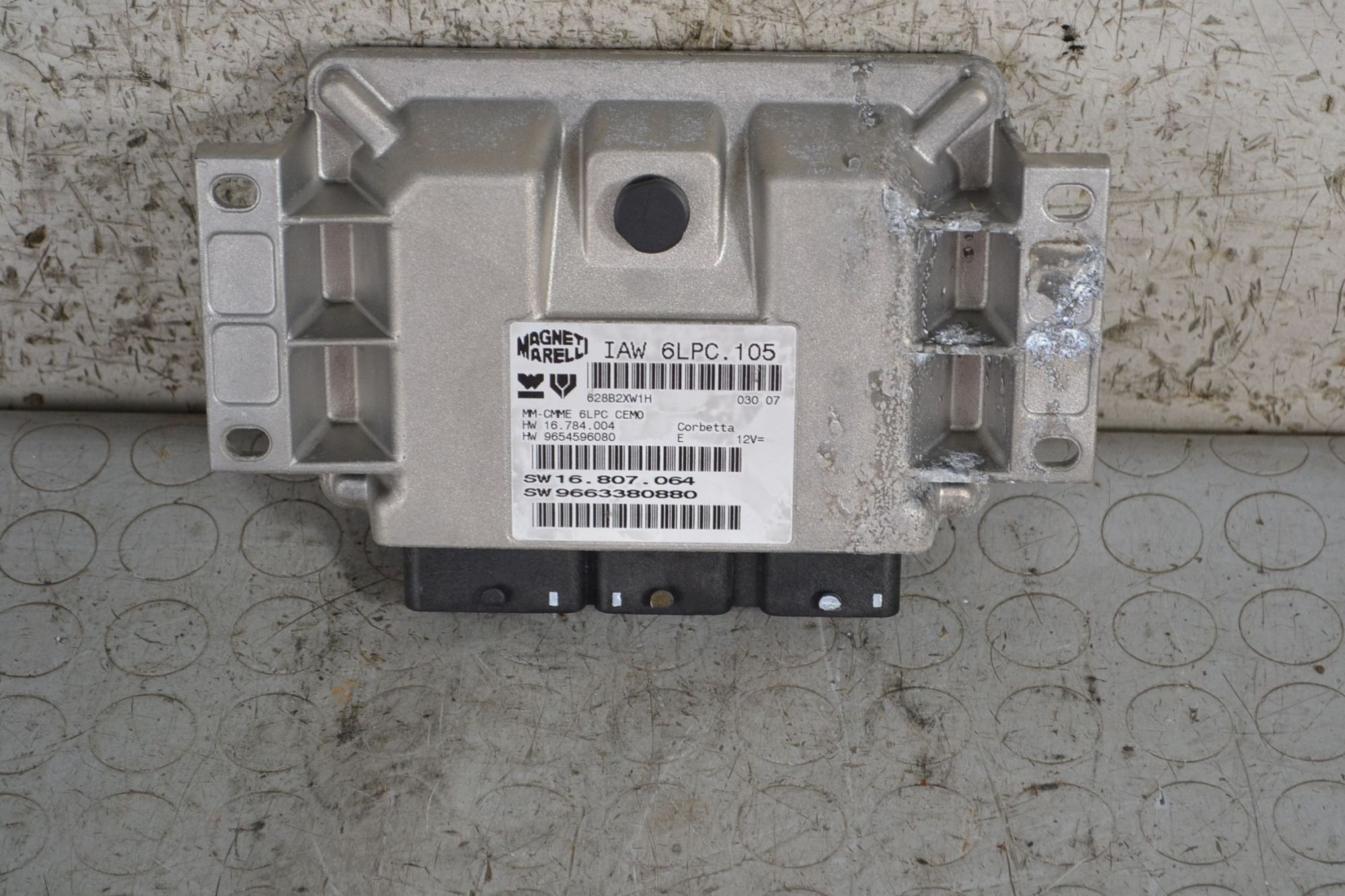 Centralina ECU Peugeot 207 dal 2006 al 2015 Cod 9663380880  1697811983807