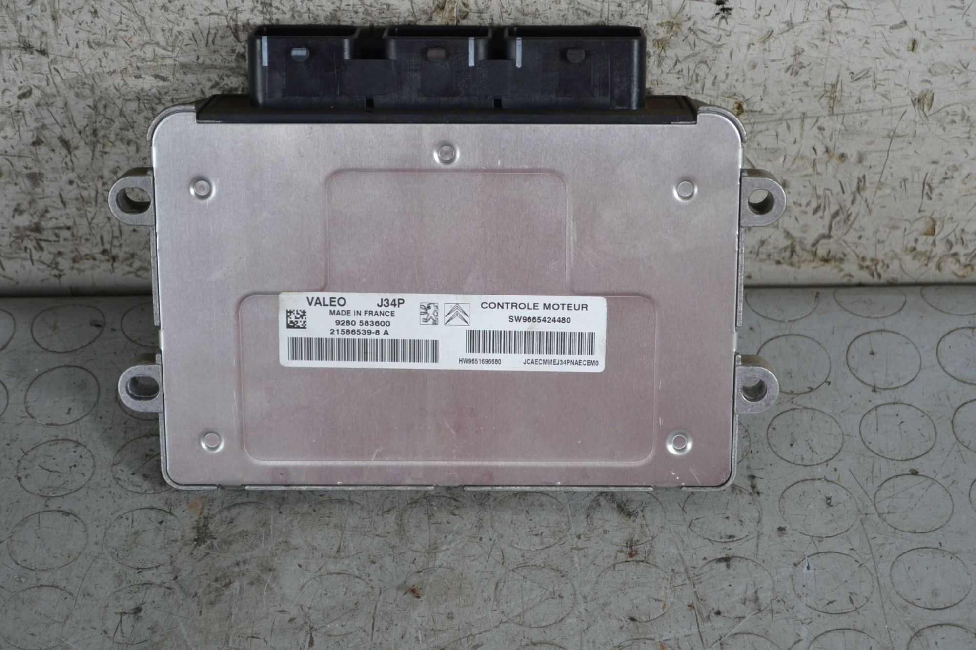 Centralina ECU Peugeot 207 dal 2006 al 2015 Cod 21586539-8  1697812567785