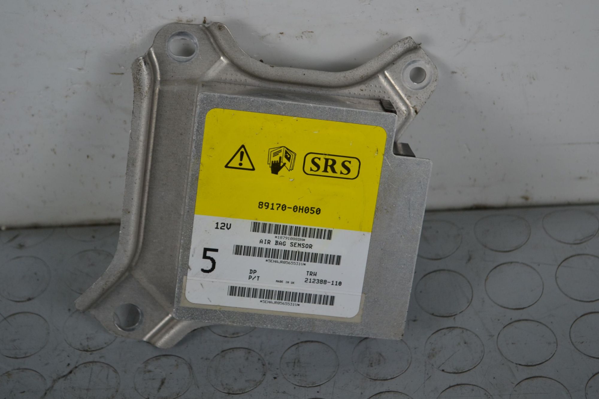 Centralina Airbag Toyota Aygo dal 2005 al 2014 Cod 89170-0h050  1699616299701