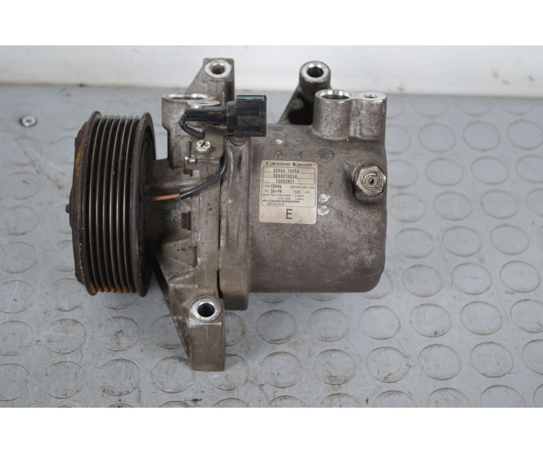 Compressore Aria Condizionata Nissan Micra K13 1.2 59 KW 80CV da 05/2010 al 09/2015 Cod 926001hc5a  1699624908121