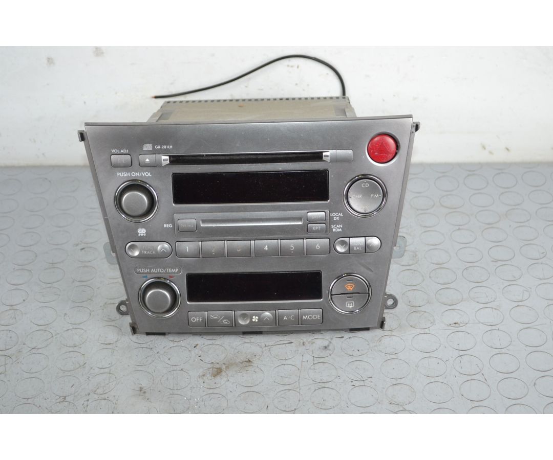 Autoradio + Controllo Comando Clima Subaru Legacy IV SW BP dal 2005 al 2009 Cod 86201ag430 Cod Motore EJ204  1700643213902