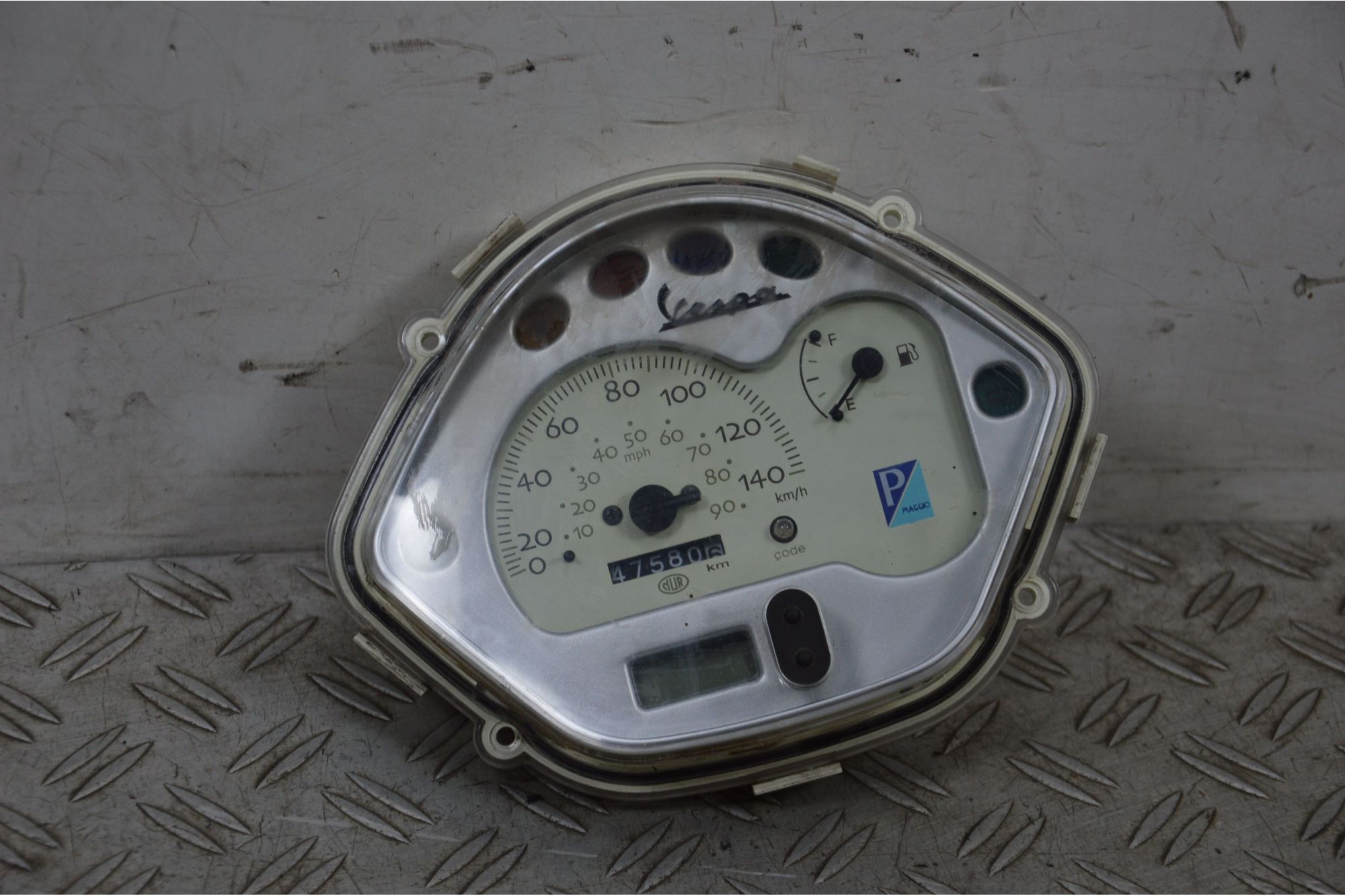 Strumentazione Contachilometri Piaggio Vespa LX 125 / 150 Dal 2012 al 2013 KM 47580 No Lancetta  1701074928274