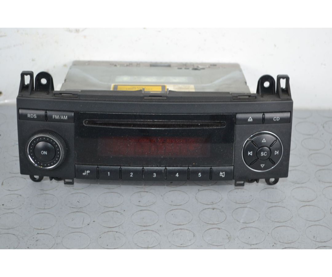 Autoradio Mercedes Classe A W169 A180 dal 09/2004 al 06/2012 Cod a1698200386 Cod Motore 640.940  1701251703113