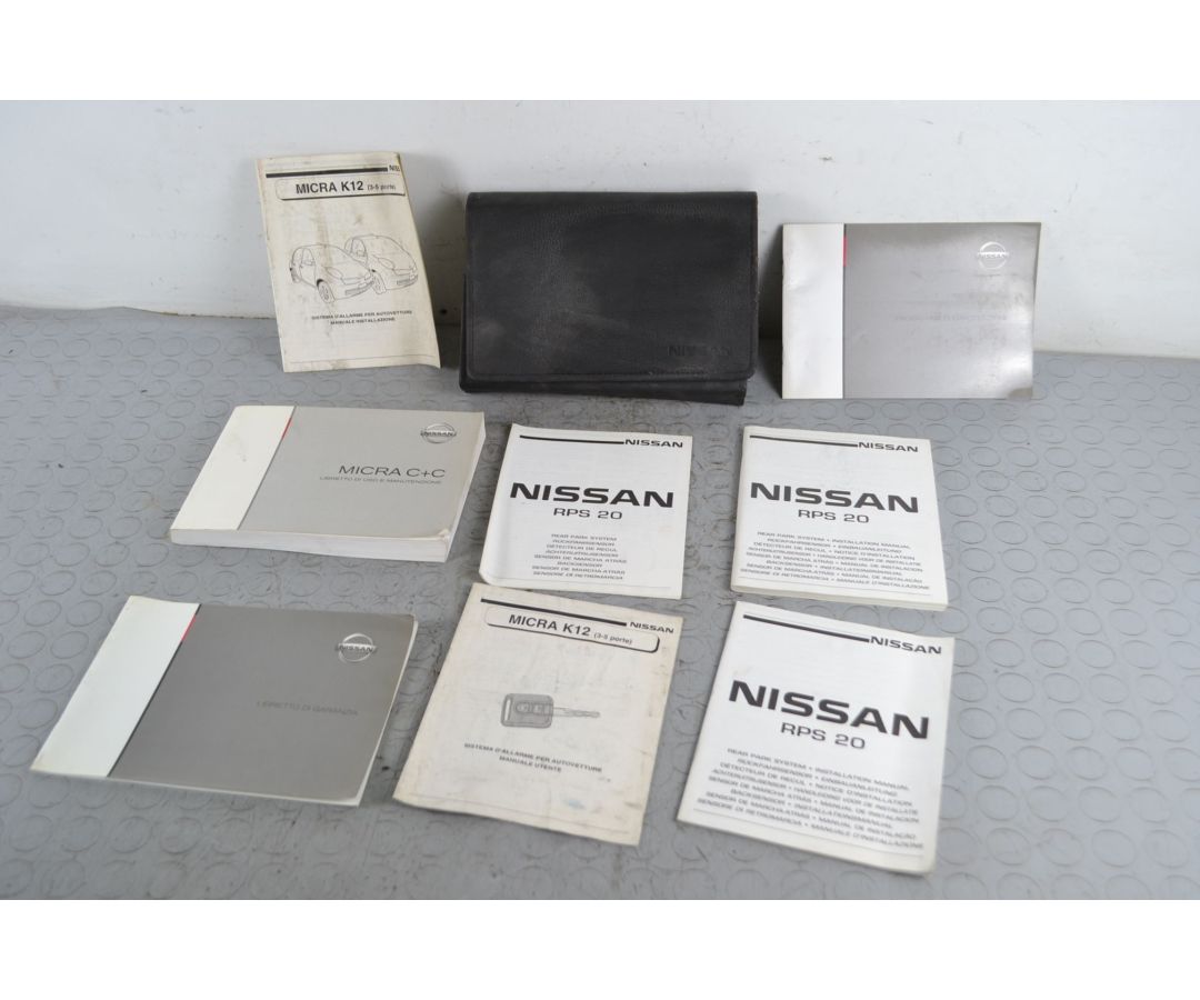 Libretto Uso e Manutenzione Nissan Micra C+C III K12 dal 08/2005 al 2010 Cod Motore CR14DE  1702985517069