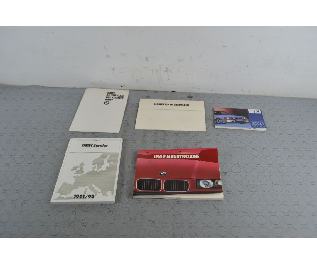 Libretto Uso e manutenzione BMW Serie 3 E36 dal 1990 al 1995  1703061224543