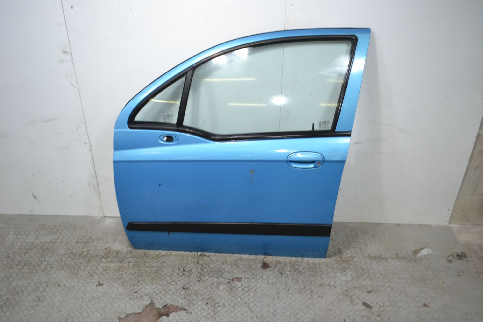 Portiera sportello anteriore SX Chevrolet Matiz Dal 2005 al 2010 Colore celeste  1703673908046