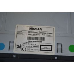 Autoradio Nissan Qashqai /Qashqai +2 J10 E Dal 2010 al 2013 Cod 28185BH30A  1704295109781